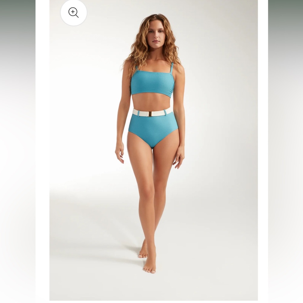 Hermoza Lucia Square Neck Bikini Top and Belted Bottoms